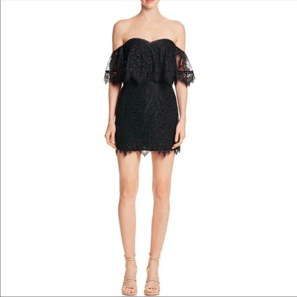 LOVERS + FRIENDS medium black cocktail party dress - Picture 9 of 15